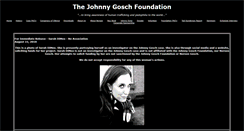 Desktop Screenshot of johnnygosch.com